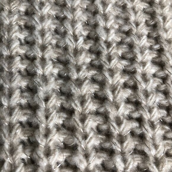 Simply Vera Wang Cable Knit Poncho Sweater Medium/Large New! Hipster Relaxed Fit - Picture 8 of 11